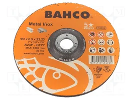 BAHCO Diana de lijado Ø 180mm Clase 5*