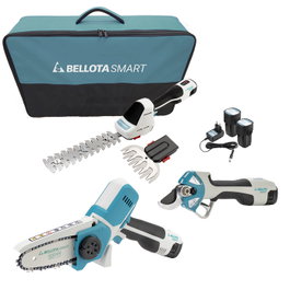 BELLOTA Kit de herramientas de jardín a batería de 14,4V
