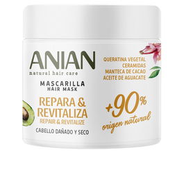 Anian Mascarilla REPARA & REVITALIZA Queratina Vegetal para Cabello Dañado y Seco Hidratante Nutritiva 350 ml