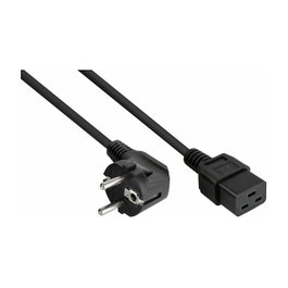 Kabelmeister Cable de alimentación con conector de 90° a C19, 1,8 m