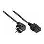 Kabelmeister Cable de alimentación con conector de 90° a C19, 1,8 m