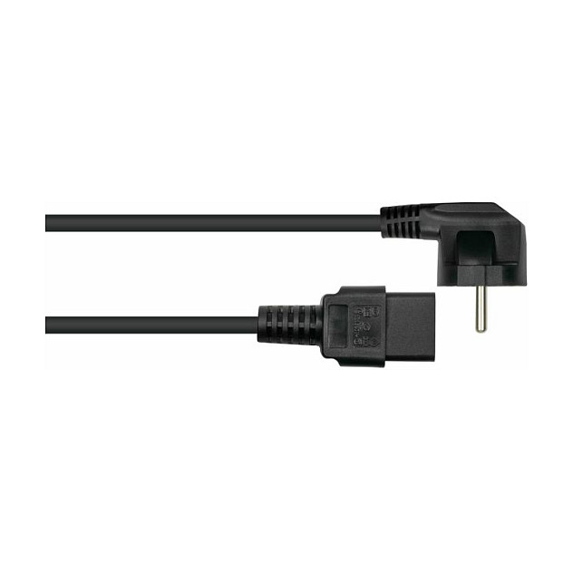 Kabelmeister Cable de alimentación con conector de 90° a C19, 1,8 m Kabelmeister Cable de alimentación con conector de 90° a C19, 1,8 m