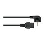 Kabelmeister Cable de alimentación con conector de 90° a C19, 1,8 m