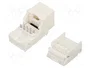 GOOBAY Módulo RJ45 Keystone Cat 6 Blanco