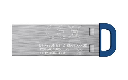 Kingston DataTraveler Kyson 256 GB USB 3.2 Gen 1 Acero inoxidable Kingston DataTraveler Kyson 256 GB USB 3.2 Gen 1 Acero inoxidable