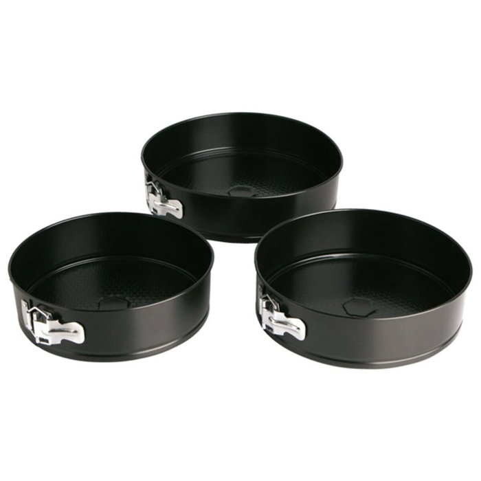 Quid Set de 3 Moldes Desmontables Sweet Grey 24-26-28 cm Quid Set de 3 Moldes Desmontables Sweet Grey 24-26-28 cm