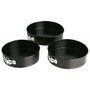Quid Set de 3 Moldes Desmontables Sweet Grey 24-26-28 cm