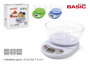 Basic Home Báscula Cocina Digital 5 Kg con Bol Color Blanco (6 Unidades)