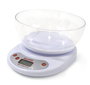 Basic Home Báscula Cocina Digital 5 Kg con Bol Color Blanco (6 Unidades)