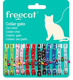 Freedog Expositor 12 Collares para Gatos con Cascabel