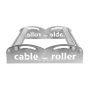 LogiLink Carrete de cable de acero, 540 mm de ancho máximo