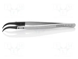 KNIPEX Pinza acodada ESD de punta aguda