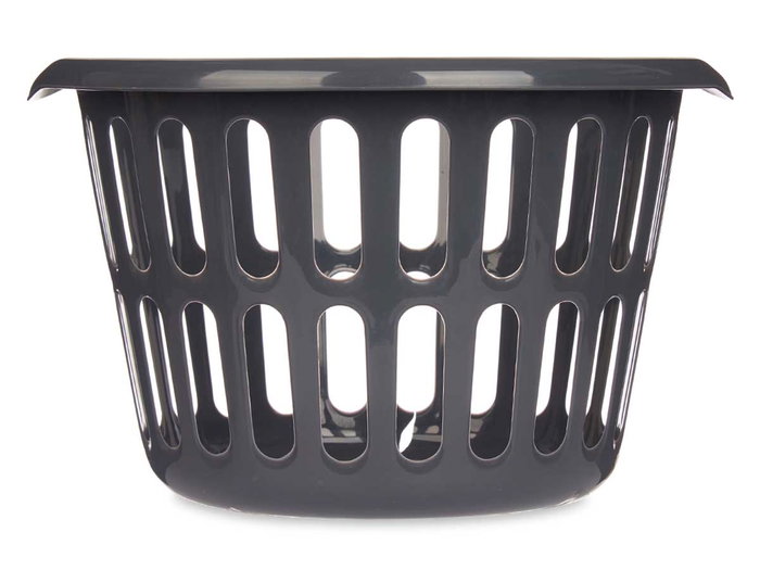 Kipit Cesto Redondo Calado Antracita 40 cm Diámetro x 25 cm Alto (Set de 18)