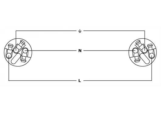 Cordial Cable de Alimentación Powercon Trenzado 1,5 M