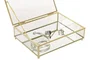 DKD Home Decor Joyero Metal y Cristal Lazos