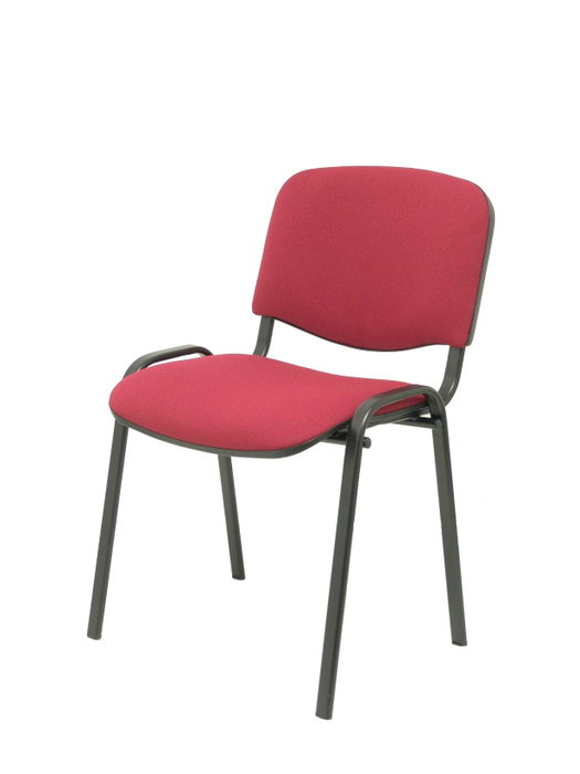 Silla Iso tapizada con Tela color Azul. Sin brazos