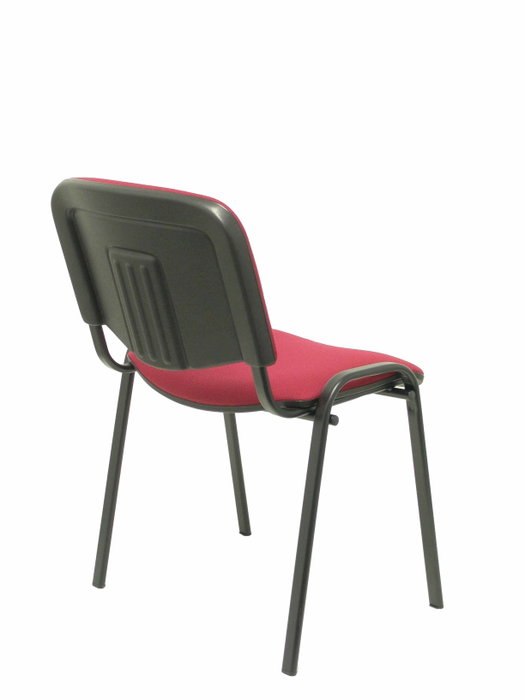 Silla Iso tapizada con Tela color Azul. Sin brazos