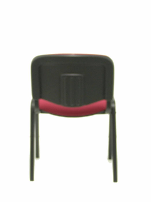 Silla Iso tapizada con Tela color Azul. Sin brazos
