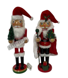 DKD Home Decor Figura de Cascanueces en Rojo