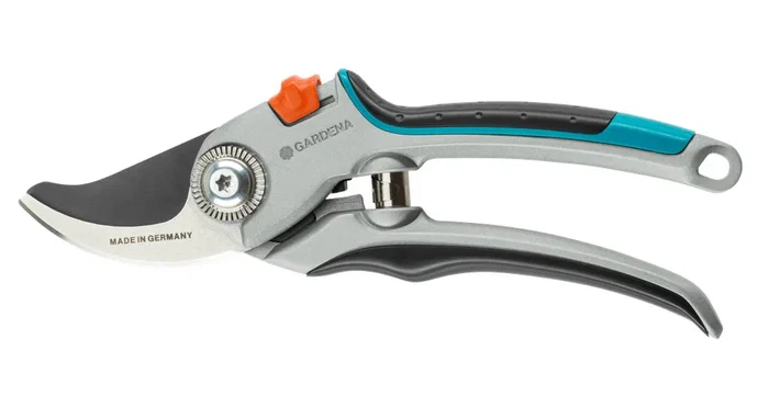 Gardena Tijeras de Poda Eléctrica con Mango Ergonómico - Grosor Máx. 2.5 cm, Color Gris y Turquesa, Modelo 08906-20 (8906-20)