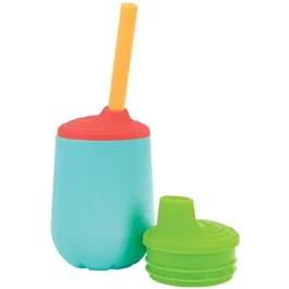 Nuby NUB0048526108152 Vaso de entrenamiento de silicona 120 ml a partir de 6 meses Multicolor