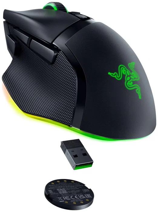 Razer Basilisk V3 Pro 35K Ratón Ergonómico Gaming Inalámbrico RGB Negro 35000 DPI Razer Basilisk V3 Pro 35K Ratón Ergonómico Gaming Inalámbrico RGB Negro 35000 DPI
