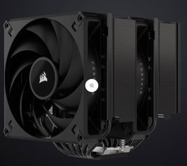 Corsair Refrigerador de Aire A115 CPU CT-9010011-WW, Alto Rendimiento con Dos Ventiladores AF140 ELITE, Cobre, Compatible LGA-1700/AM5