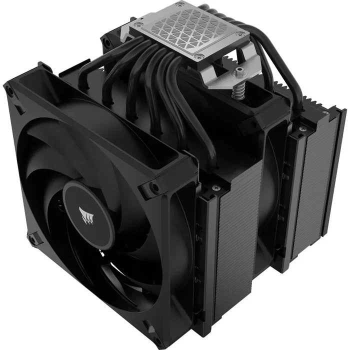 Corsair Refrigerador de Aire A115 CPU CT-9010011-WW, Alto Rendimiento con Dos Ventiladores AF140 ELITE, Cobre, Compatible LGA-1700/AM5
