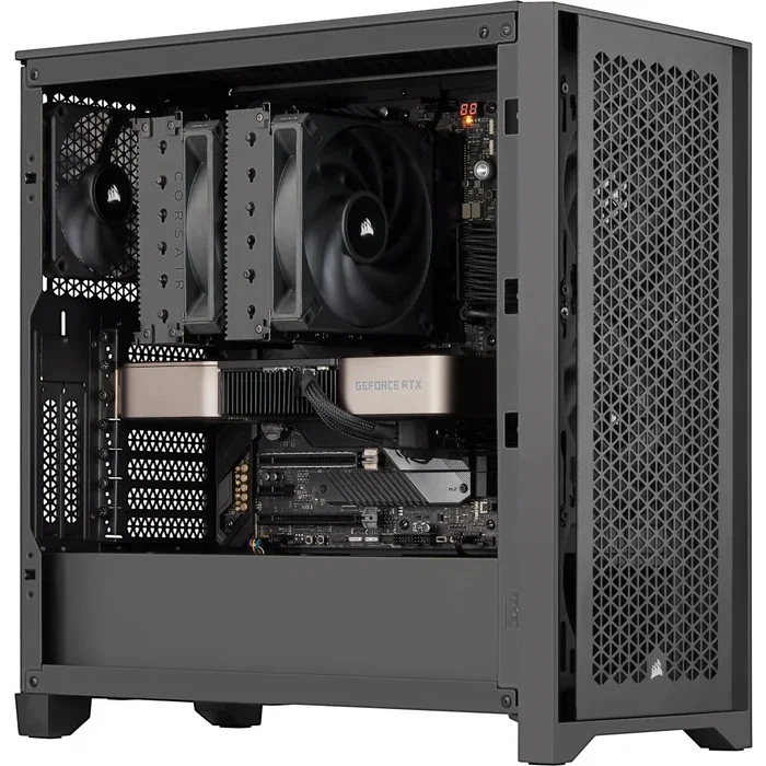 Corsair Refrigerador de Aire A115 CPU CT-9010011-WW, Alto Rendimiento con Dos Ventiladores AF140 ELITE, Cobre, Compatible LGA-1700/AM5