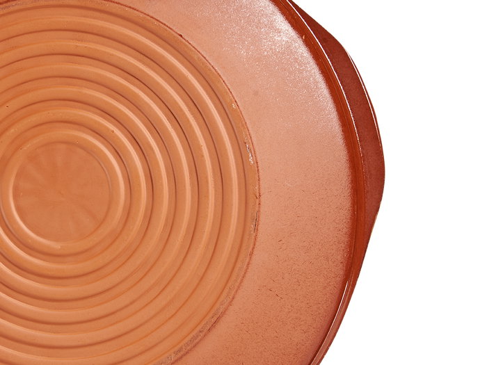 La Dehesa Cazuela Redonda Miel 32 cm Barro Refractario Diámetro 32 cm Ancho 34.5 cm Alto 7 cm Largo 32 cm (Set de 7)