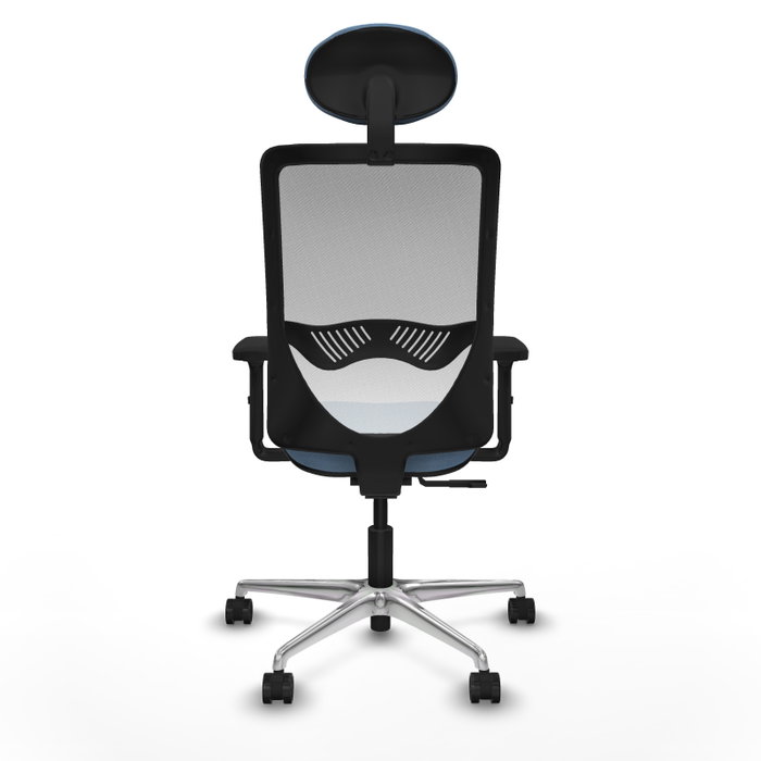 PIQUERAS Y CRESPO Silla de oficina Zulema con mecanismo Sincro, Azul cielo y Blanco PIQUERAS Y CRESPO Silla de oficina Zulema con mecanismo Sincro, Azul cielo y Blanco