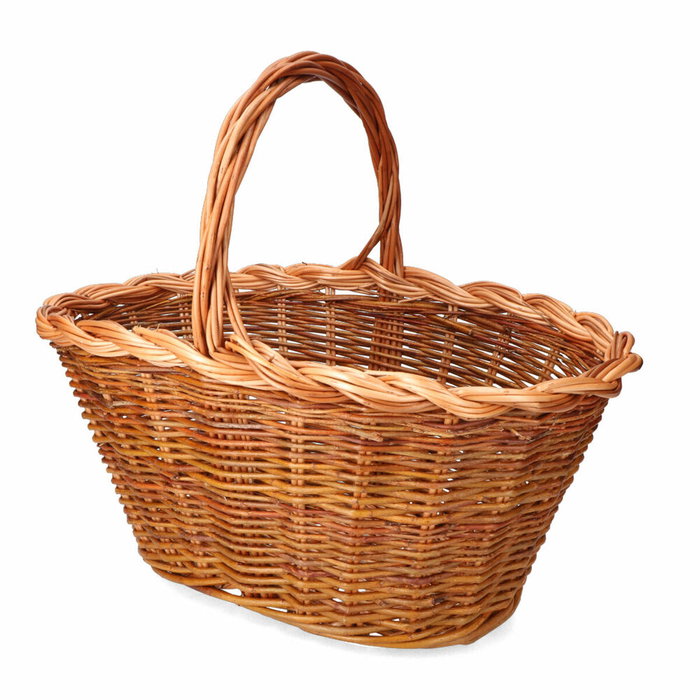 Basics Cesta de mimbre 45x30x23cm con asa de 39cm Basics Cesta de mimbre 45x30x23cm con asa de 39cm