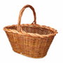 Basics Cesta de mimbre 45x30x23cm con asa de 39cm