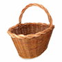 Basics Cesta de mimbre 45x30x23cm con asa de 39cm