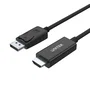 Unitek Cable Adaptador DisplayPort a HDMI 1,8m Negro
