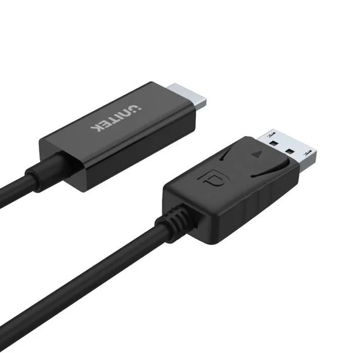 Unitek Cable Adaptador DisplayPort a HDMI 1,8m Negro Unitek Cable Adaptador DisplayPort a HDMI 1,8m Negro