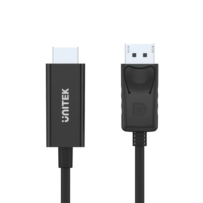Unitek Cable Adaptador DisplayPort a HDMI 1,8m Negro Unitek Cable Adaptador DisplayPort a HDMI 1,8m Negro