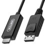 Unitek Cable Adaptador DisplayPort a HDMI 1,8m Negro
