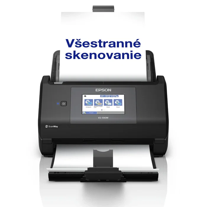 Epson WorkForce ES-590W Escáner de documentos con Wi-Fi, Negro