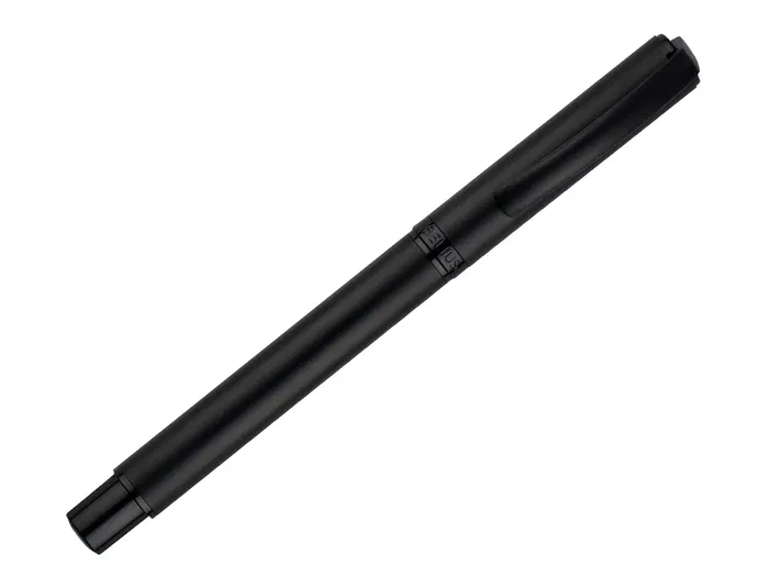 Belius Roller Turbo Aluminio Negro Tinta Negra Punta 0.7 mm Caja Diseño