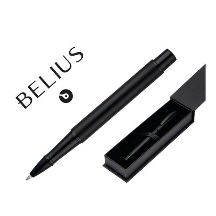 Belius Roller Turbo Aluminio Negro con Tinta Negra