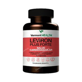 VERMONT HEALTH Leviron Plus Forte 30Cap. Complemento alimenticio con hierro, vitamina B12 y ácido fólico