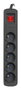 Armac R5 Regleta protectora contra sobretensiones, 5 tomas, 5m, negro