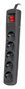 Armac R5 Regleta protectora contra sobretensiones, 5 tomas, 5m, negro