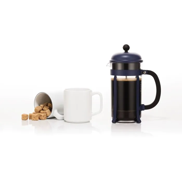 BODUM Cafetera de Émbolo Chambord, 8 Tazas / 1 Litro, Estructura de Plástico - BOD0699965439590