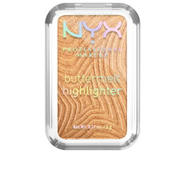 NYX Professional Make Up - Buttermelt Highlighter iluminador en polvo #35-Butta in Bronze - 5 g - Vegano