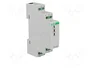 F&F PSI-02-24V Transductor de tensión para raíl DIN
