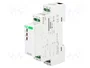 F&F PSI-02-24V Transductor de tensión para raíl DIN