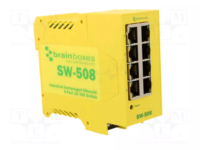 BRAINBOXES SW-508 Switch Ethernet No Administrado de 8 Puertos BRAINBOXES SW-508 Switch Ethernet No Administrado de 8 Puertos