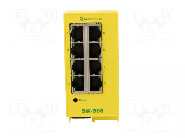 BRAINBOXES SW-508 Switch Ethernet No Administrado de 8 Puertos BRAINBOXES SW-508 Switch Ethernet No Administrado de 8 Puertos